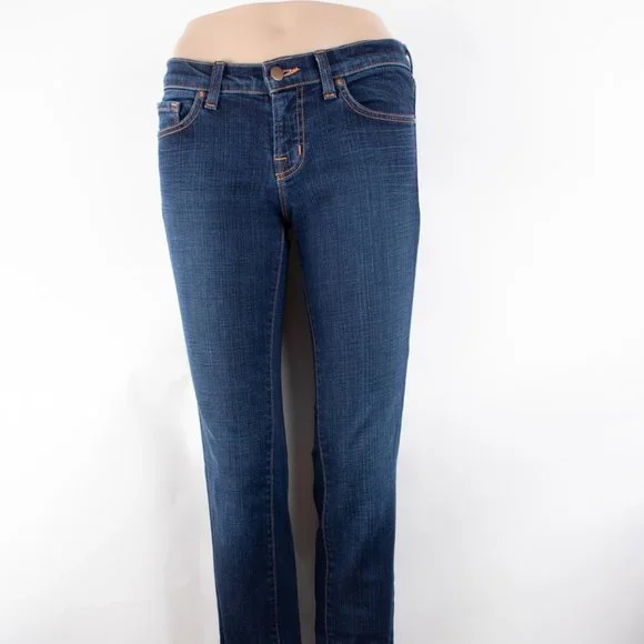 j brand jeans cigarette leg J Brand Cigarette Leg (26 X 31) Women's Denim Jeans Dark Wash